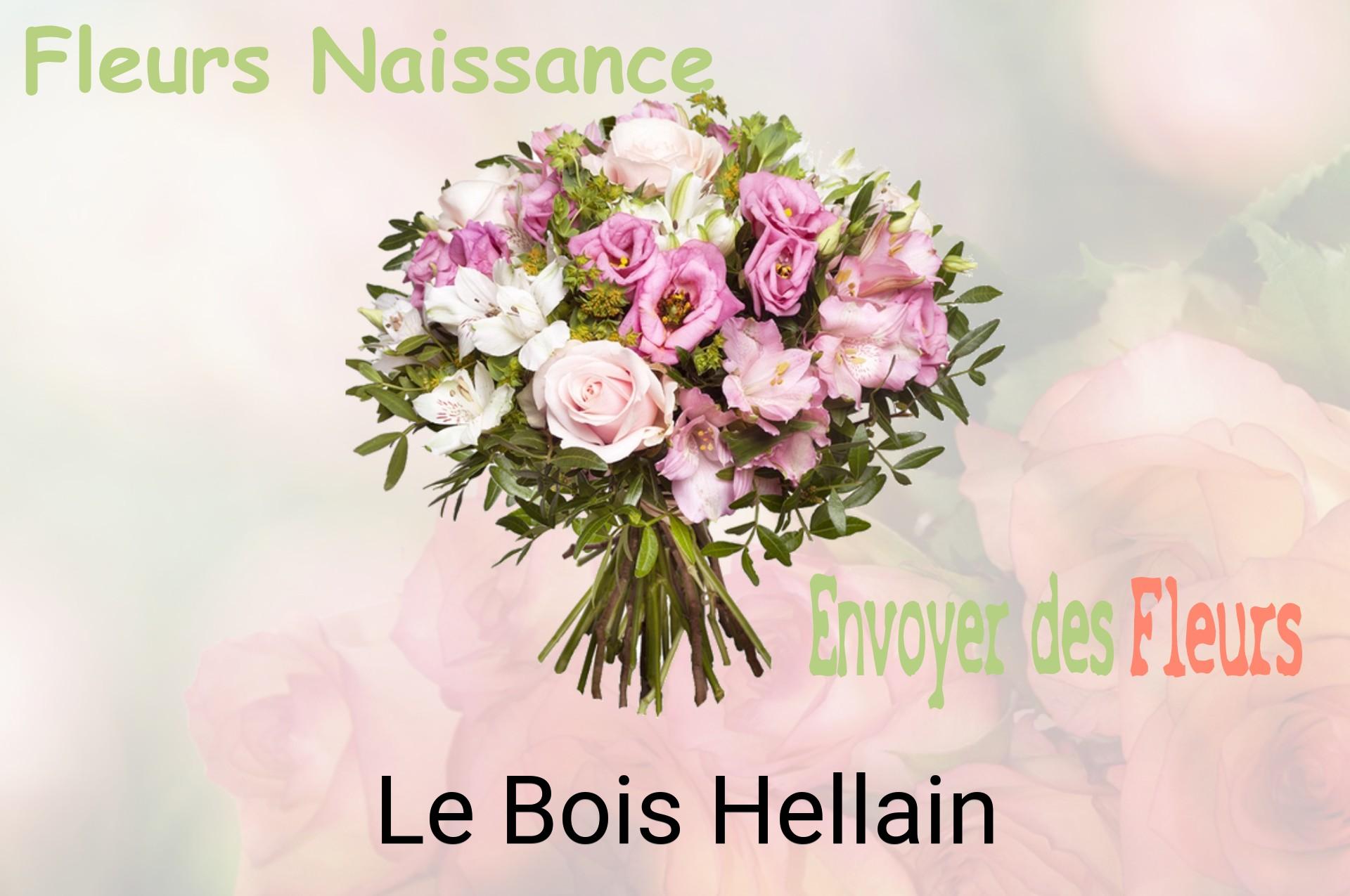 Bouquet de fleurs de naissance livré à Le Bois-Hellain